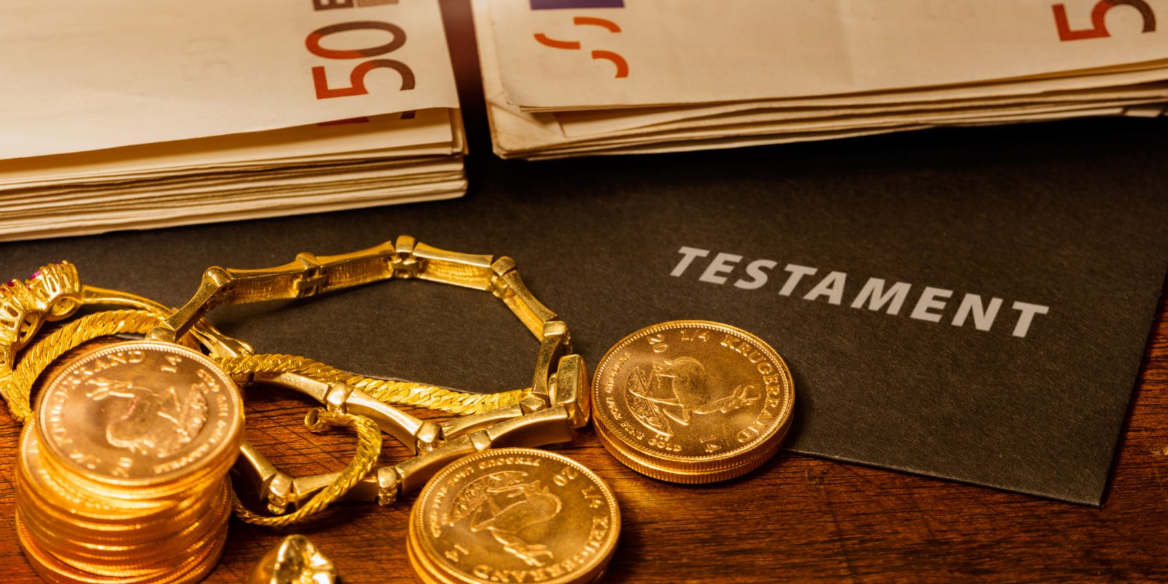 Testament, Nachlass, Goldschmuck, Zahngold, Erbe, Erbschaft, Altgold,